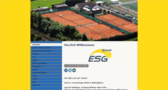 Desktop Screenshot of esg-tennis.com